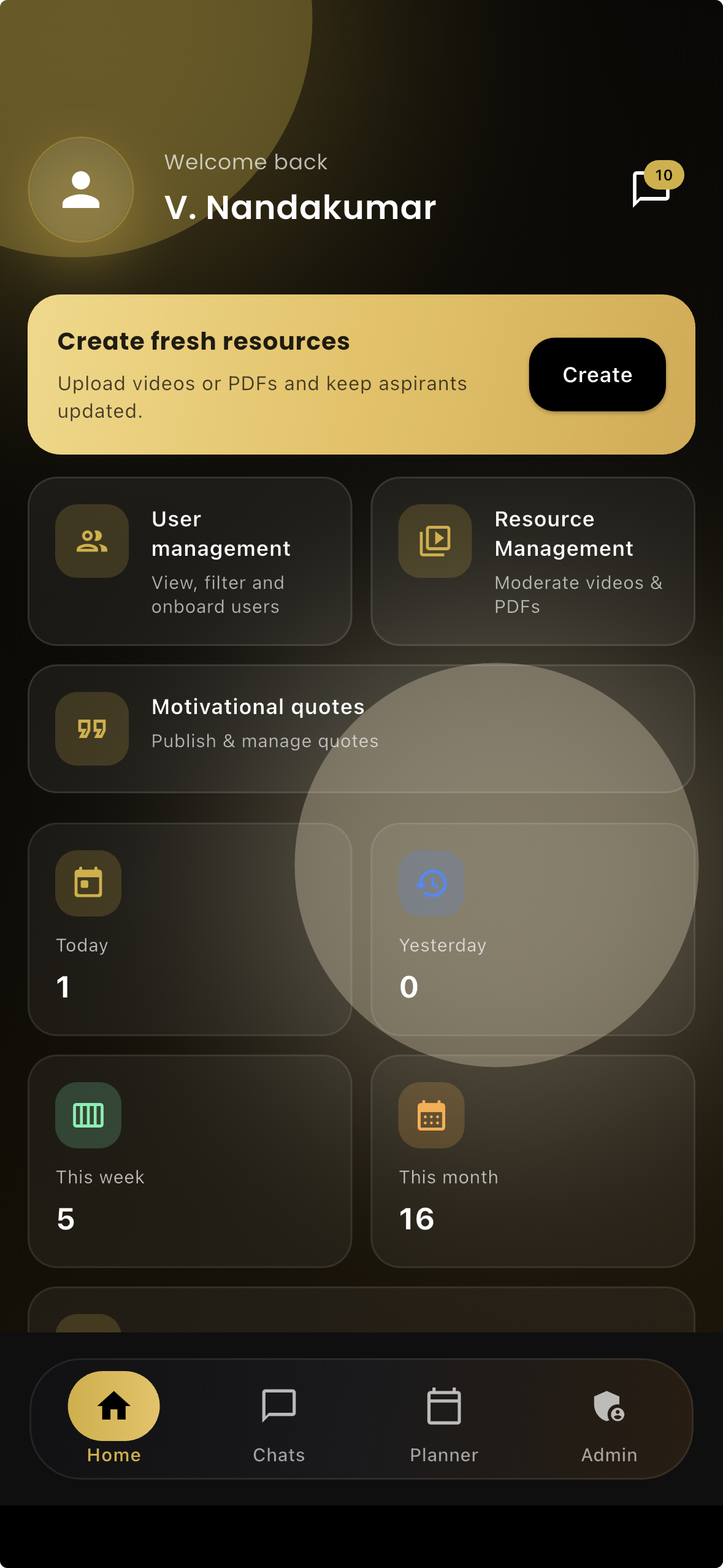 IRS Connect — screen 1