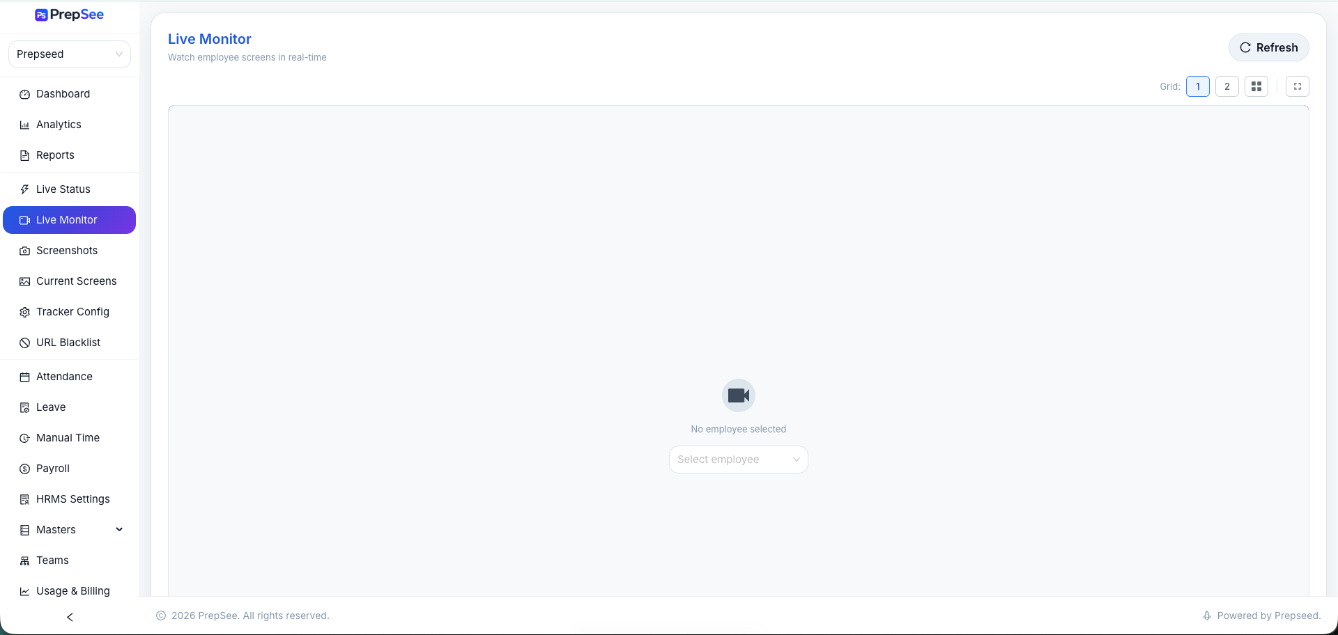 PrepDesk — screen 2