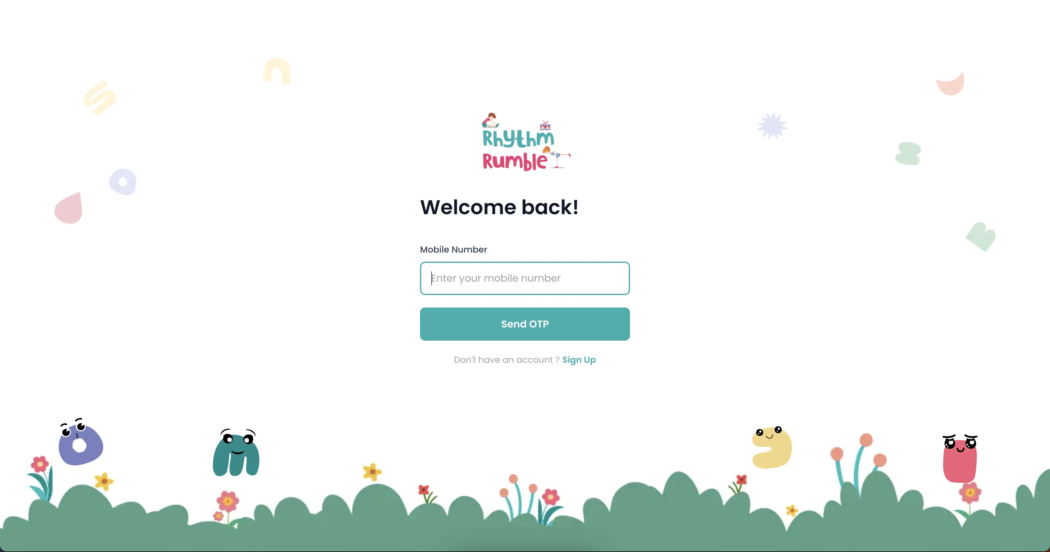 Rhythm Rumble — screen 1