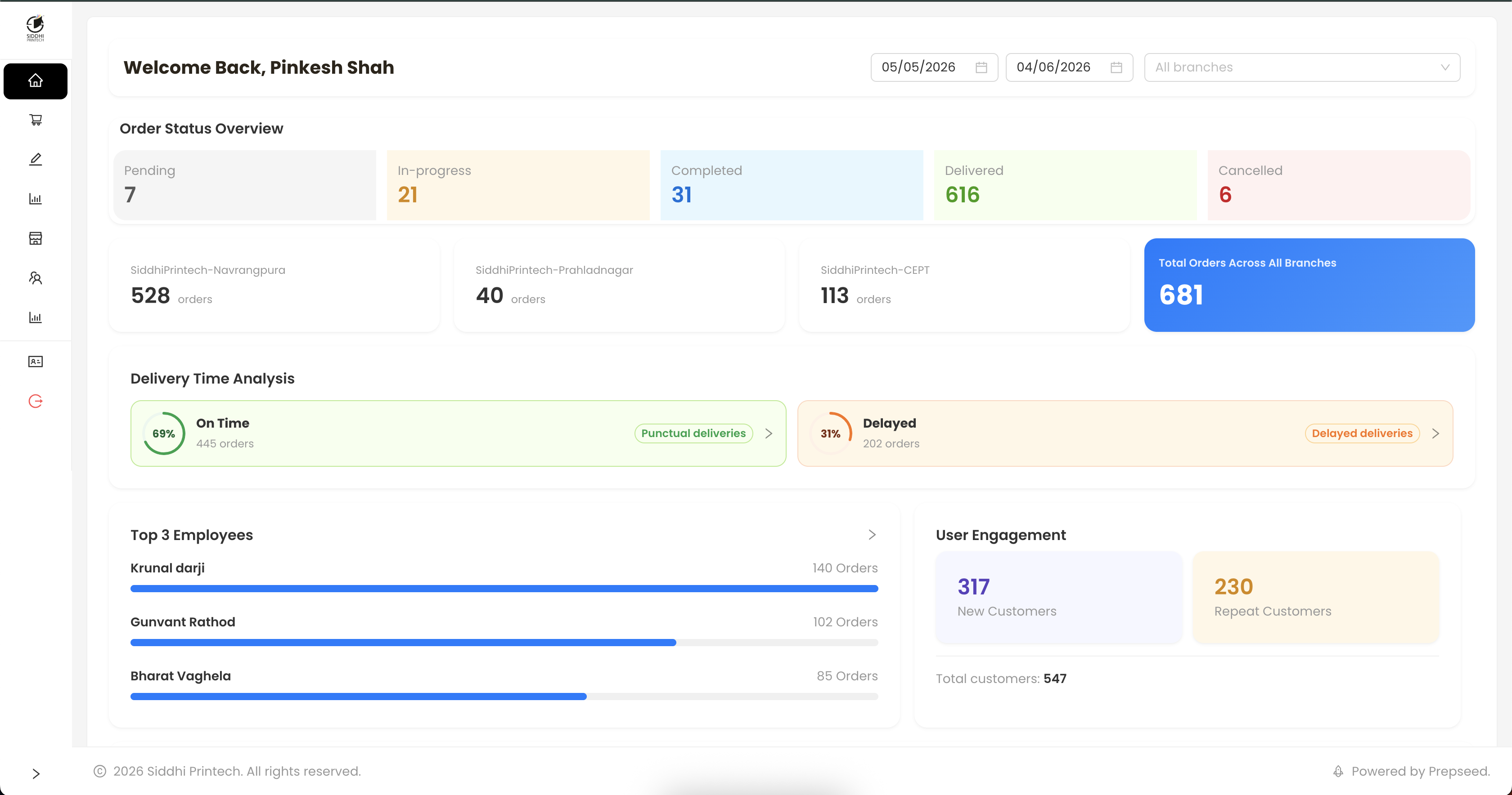 Siddhi Printech — screen 2