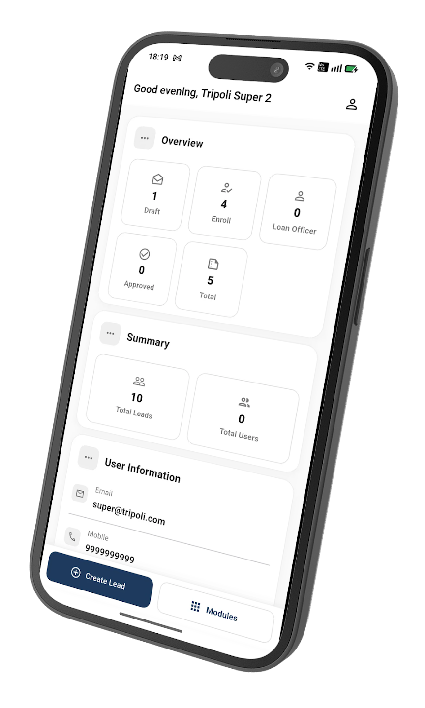 VitaLoan Partner — screen 1